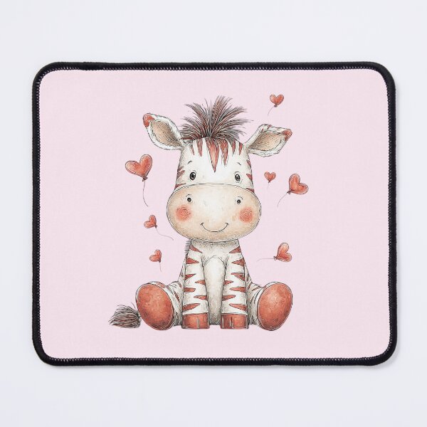 Item preview, Cute Baby Zebra with Hearts designed and sold by SweetLilith.