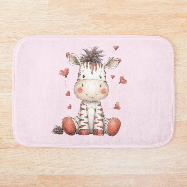 Item preview, Cute Baby Zebra with Hearts designed and sold by SweetLilith.