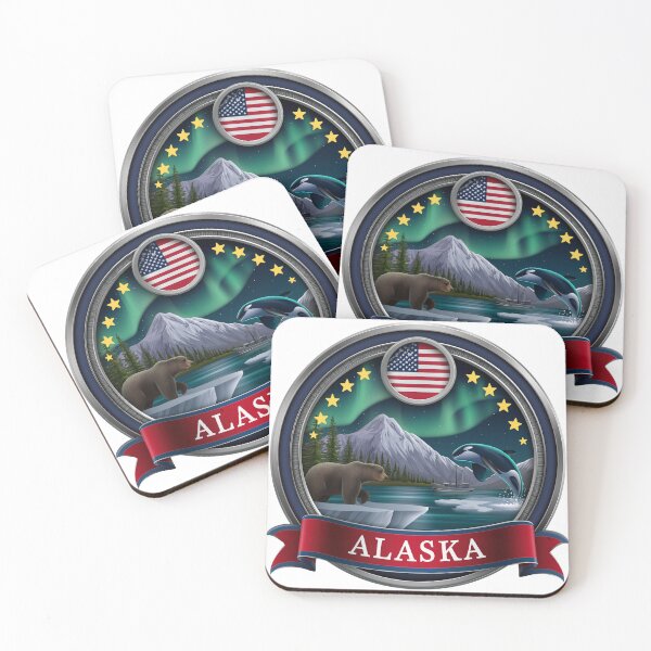 Item preview, Alaska USA Logo Design  designed and sold by GoldenAurora91.