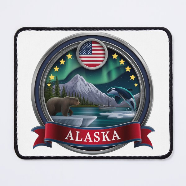 Item preview, Alaska USA Logo Design  designed and sold by GoldenAurora91.