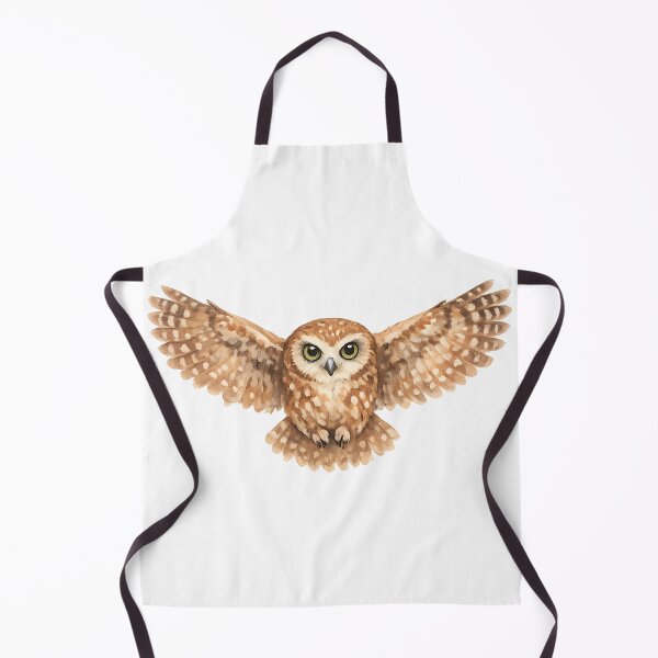 Item preview, Boobook Owl in Flight Watercolour designed and sold by Jaruart.