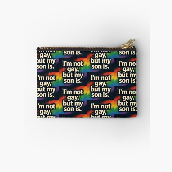 Item preview, I'm Not Gay But My Son Is - Rainbow Graffiti designed and sold by ZhivanCrimson.