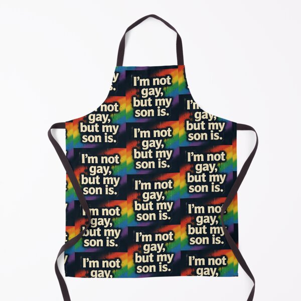 Item preview, I'm Not Gay But My Son Is - Rainbow Graffiti designed and sold by ZhivanCrimson.