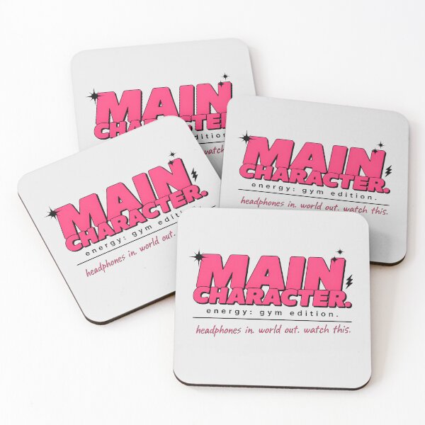 Item preview, Main Character Energy Gym Edition Y2K Pink Graphic designed and sold by Enea Kelo.