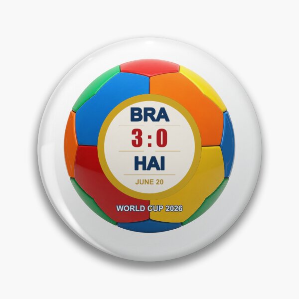 Item preview, BRA 3–0 HAI | FIFA World Cup 2026  designed and sold by ariksworld.