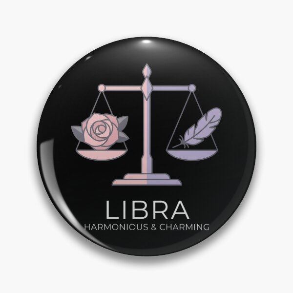 Item preview, Libra Daily Horoscopes Zodiac Sign | Harmonious & Charming Rose & Feather Astrology Design designed and sold by Bhaskar Digital Art.