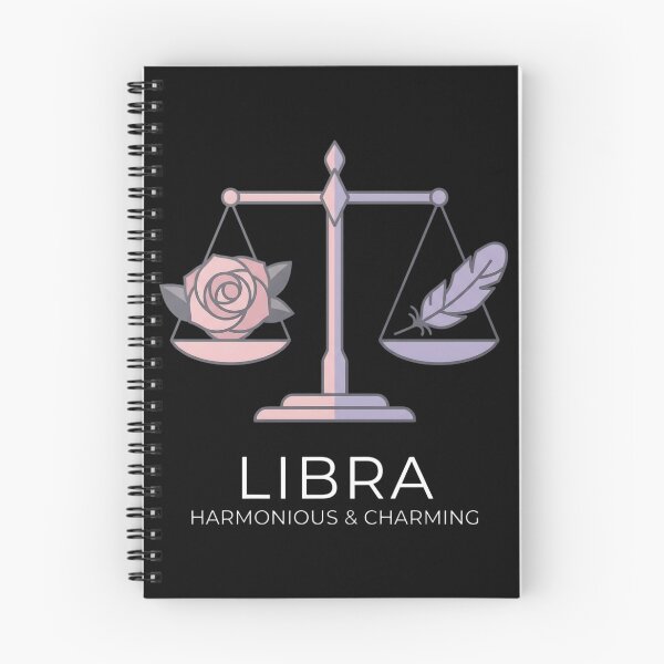 Item preview, Libra Daily Horoscopes Zodiac Sign | Harmonious & Charming Rose & Feather Astrology Design designed and sold by Bhaskar Digital Art.