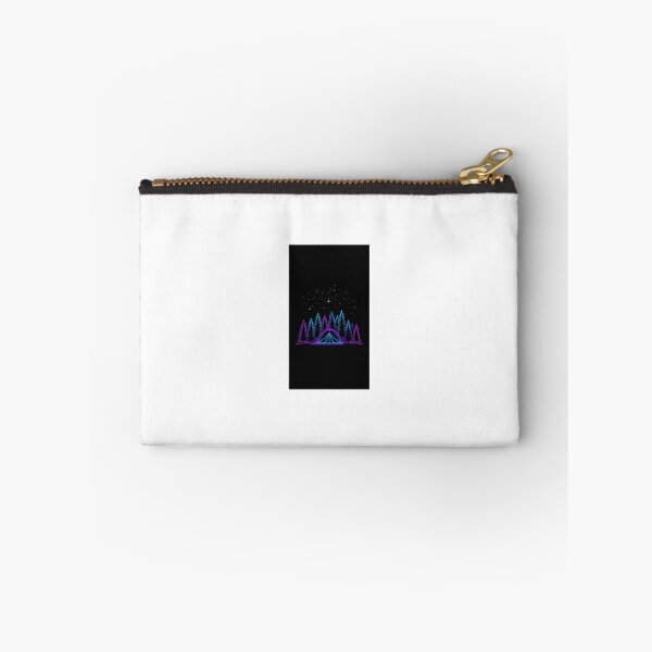 Item preview, Neon Camping Under Starry Night Forest designed and sold by Shopg94.
