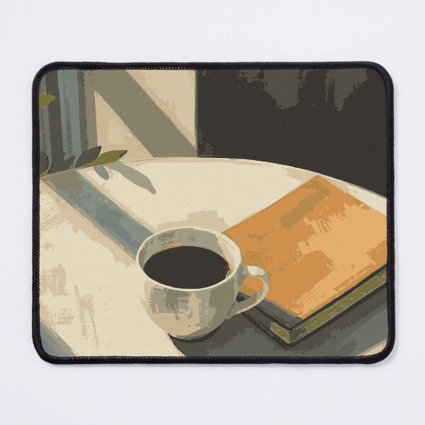 Item preview, Cozy Coffee and Book Window Shadow Illustration designed and sold by Vermeli.