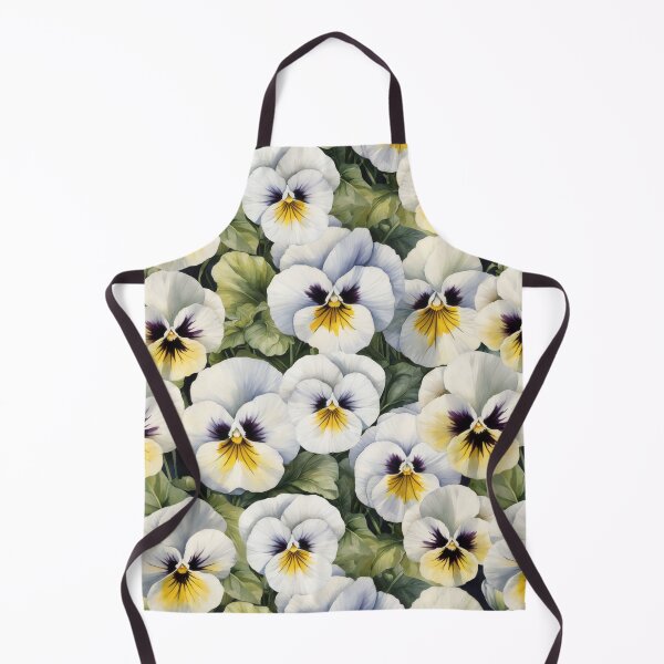Item preview, White Pansy Flower Watercolor Painting | Flower Art designed and sold by UnhingedBird.