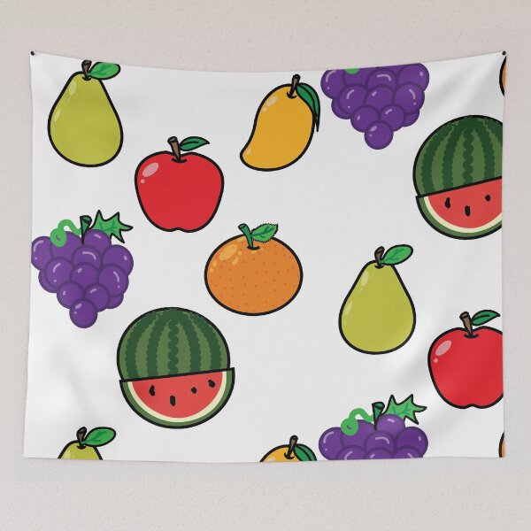 Item preview, Cute fruits pack pattern designed and sold by fluffyfamcraft.