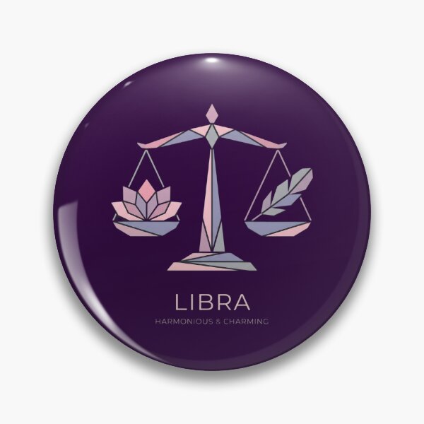 Item preview, Libra Daily Horoscopes Zodiac Sign | Harmonious & Charming Geometric Astrology Art designed and sold by Bhaskar Digital Art.