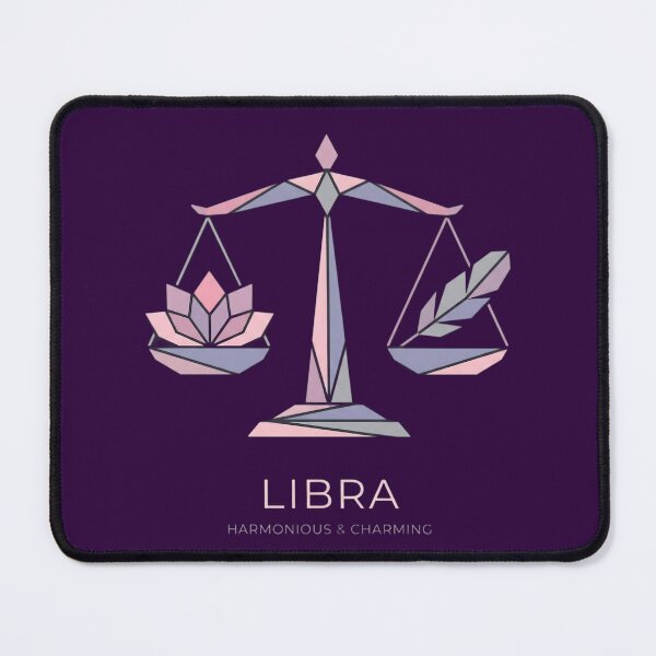 Item preview, Libra Daily Horoscopes Zodiac Sign | Harmonious & Charming Geometric Astrology Art designed and sold by Bhaskar Digital Art.