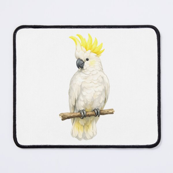 Item preview, Sulphur-crested Cockatoo Watercolour Art designed and sold by Jaruart.