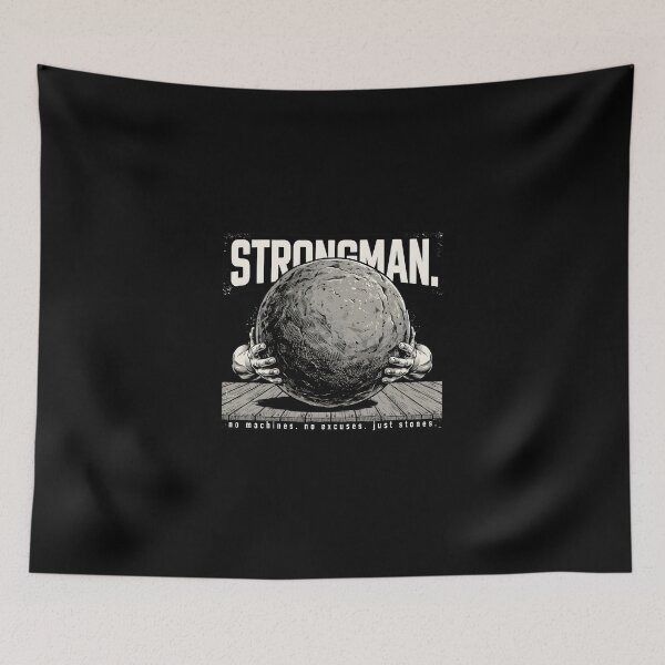 Item preview, Strongman Atlas Stone Heavy Weightlifting Graphic designed and sold by Enea Kelo.