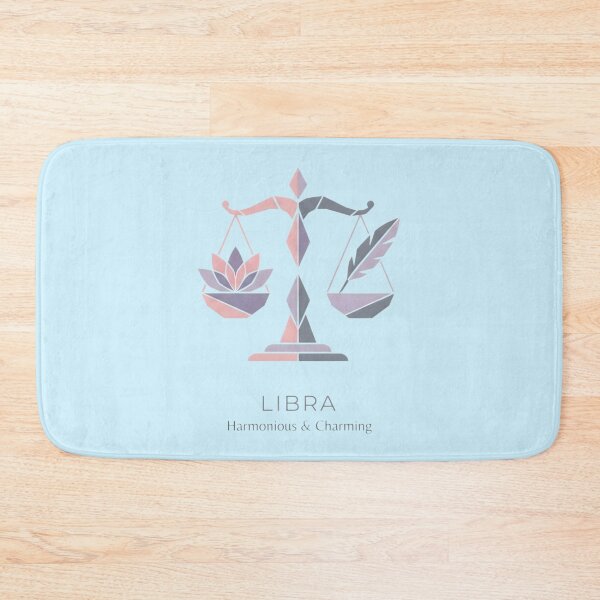 Item preview, Libra Daily Horoscopes Zodiac Sign | Harmonious & Charming Lotus & Feather Astrology Design designed and sold by Bhaskar Digital Art.