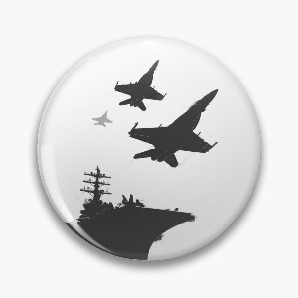Item preview, F-18 Hornet Fighter Jet Carrier USA Naval Duty Veteran Pilot designed and sold by Mission Ready.