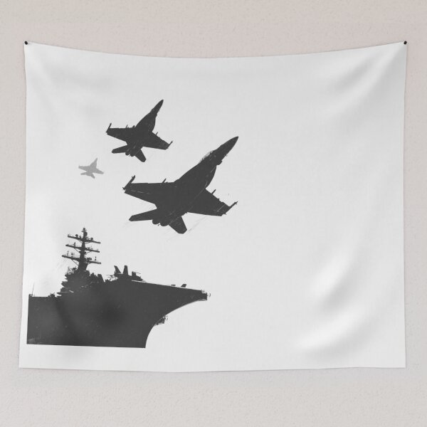 Item preview, F-18 Hornet Fighter Jet Carrier USA Naval Duty Veteran Pilot designed and sold by Mission Ready.