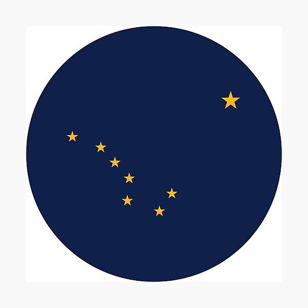 Item preview, Alaska Circle Flag AK designed and sold by shitpostee.