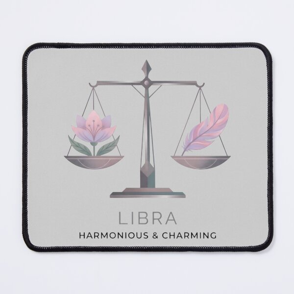 Item preview, Libra Daily Horoscopes Zodiac Sign | Harmonious & Charming Floral Astrology Design designed and sold by Bhaskar Digital Art.