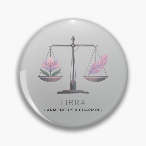 Item preview, Libra Daily Horoscopes Zodiac Sign | Harmonious & Charming Floral Astrology Design designed and sold by Bhaskar Digital Art.
