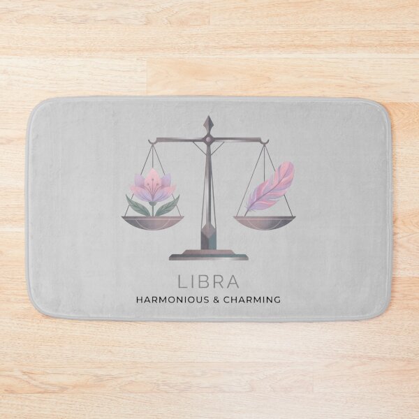 Item preview, Libra Daily Horoscopes Zodiac Sign | Harmonious & Charming Floral Astrology Design designed and sold by Bhaskar Digital Art.