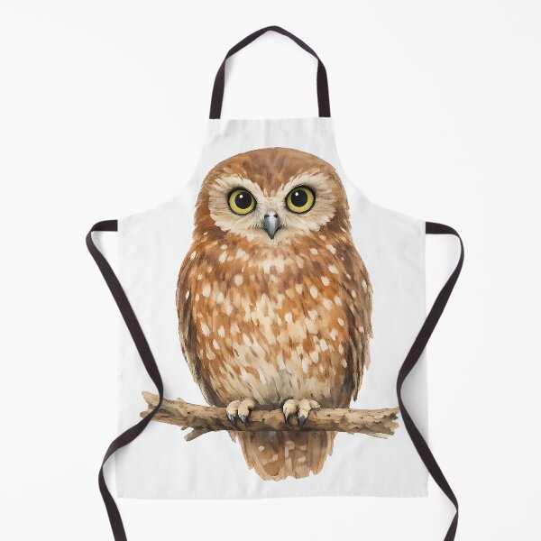 Item preview, Watercolour Southern Boobook Owl designed and sold by Jaruart.