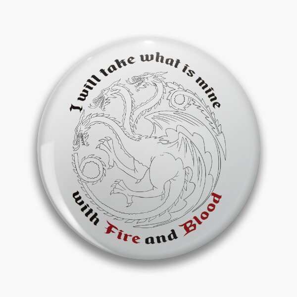 Item preview, Scribble Targaryen Quote designed and sold by Izaa-aart.