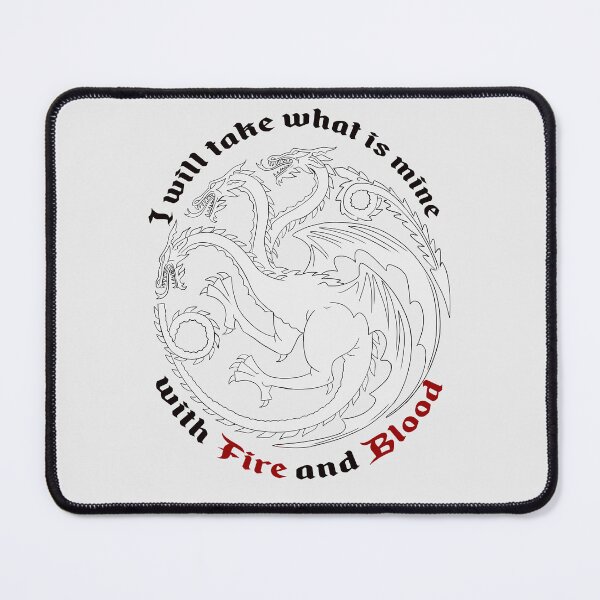 Item preview, Scribble Targaryen Quote designed and sold by Izaa-aart.