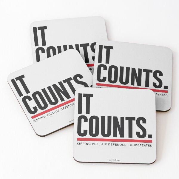 Item preview, It Counts Kipping Pull Up Defender CrossFit Humor designed and sold by Enea Kelo.