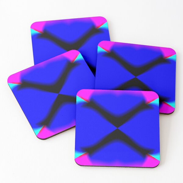 Item preview, Abstract Pattern "Blue Clover" designed and sold by Gluecknika.