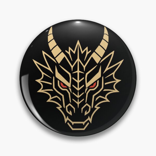 Item preview, Gold Dragon Head designed and sold by Imaginationbeyond.