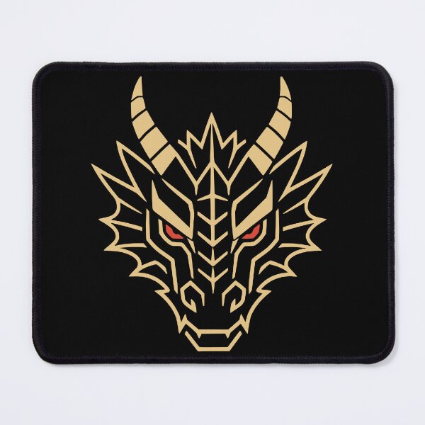 Item preview, Gold Dragon Head designed and sold by Imaginationbeyond.
