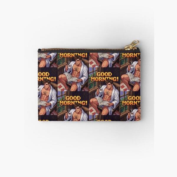 Item preview, Pixel Art Good Morning Muscular Daddy designed and sold by ZhivanCrimson.