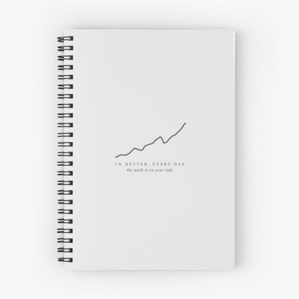 Item preview, One Percent Better Every Day Line Graph Minimalist designed and sold by Enea Kelo.