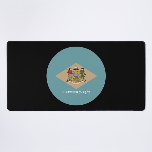 Item preview, Bandera circular de Delaware DE designed and sold by shitpostee.