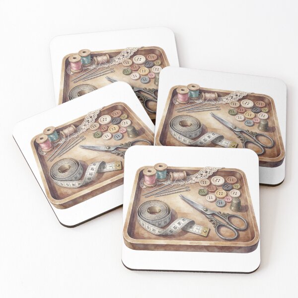 Item preview, Sewing Supplies Floral Illustration designed and sold by AillustriaAK.