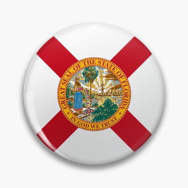 Item preview, Florida Circle Flag FL designed and sold by shitpostee.