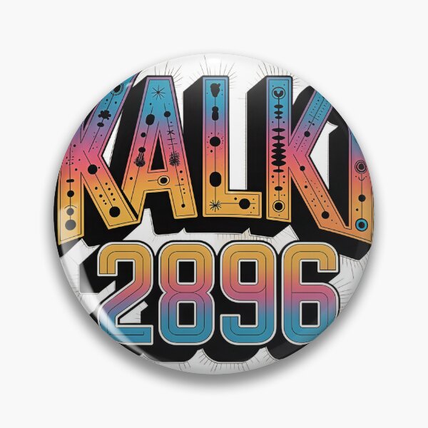 Item preview, KALKI 2896 – Futuristic Sci-Fi Typography Artwork designed and sold by Artisan Finds Online.