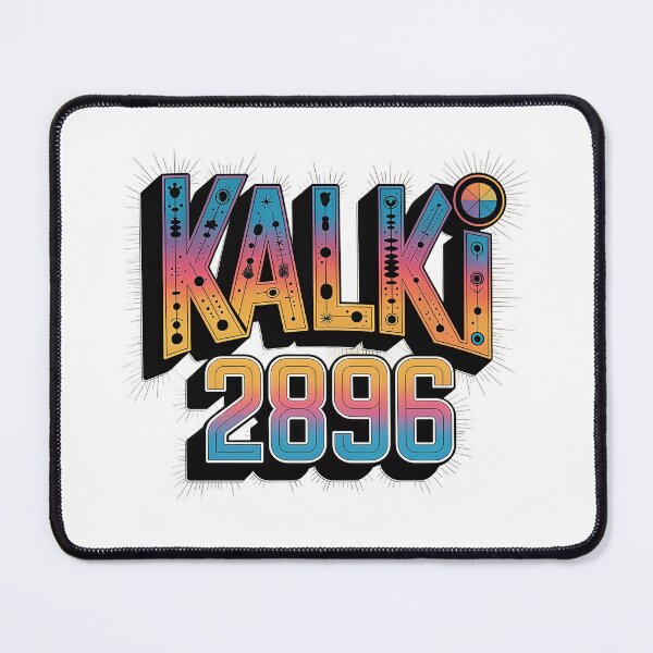 Item preview, KALKI 2896 – Futuristic Sci-Fi Typography Artwork designed and sold by Artisan Finds Online.