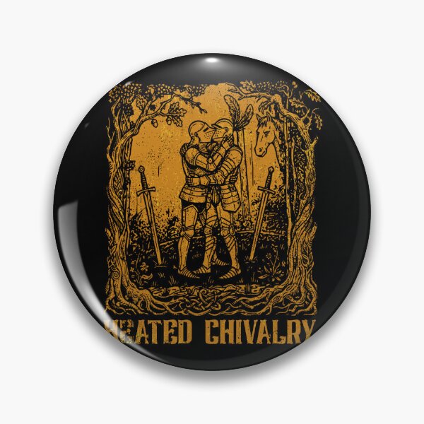 Item preview, Heated Chivalry Medieval Knights Kissing Pride designed and sold by elongatedjazz.
