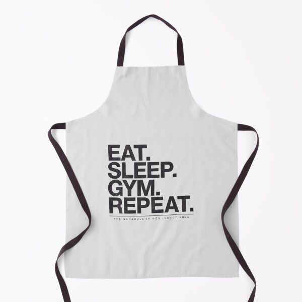 Item preview, Eat Sleep Gym Repeat Non Negotiable Schedule designed and sold by Enea Kelo.