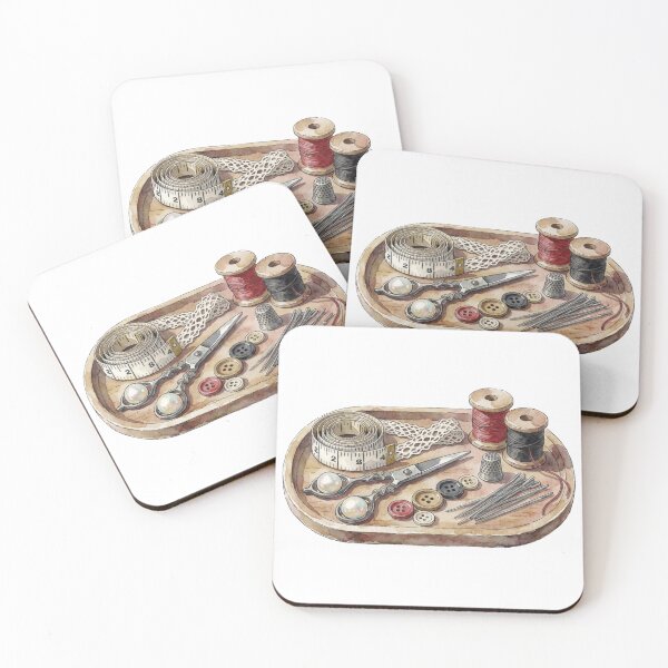 Item preview, Sewing Supplies Floral Illustration designed and sold by AillustriaAK.