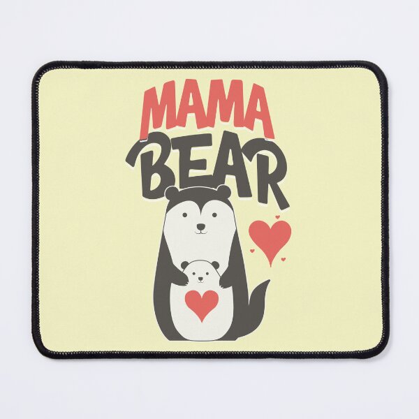 Item preview, Mama Bear Cute Mother Bear and Cub Design designed and sold by PrintandJoy.