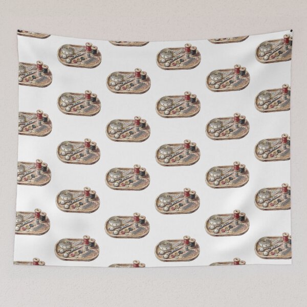 Item preview, Sewing Supplies Floral Illustration designed and sold by AillustriaAK.