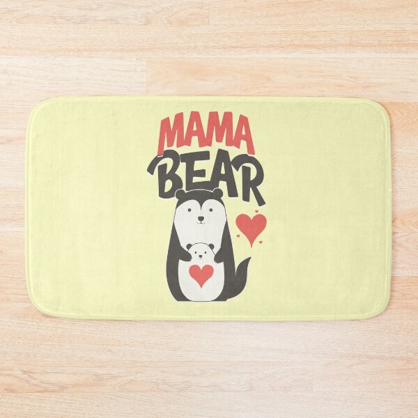 Item preview, Mama Bear Cute Mother Bear and Cub Design designed and sold by PrintandJoy.