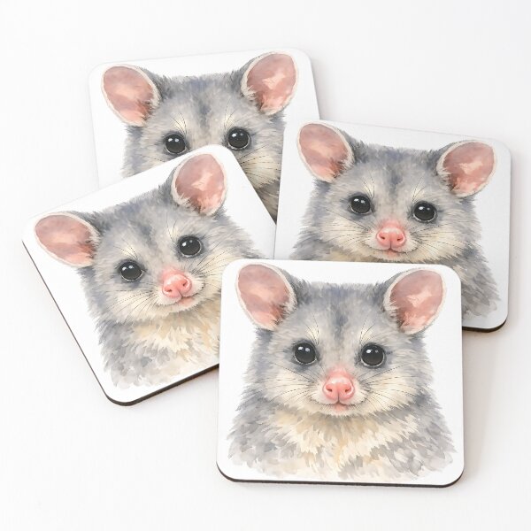 Item preview, Brushtail Possum Watercolour Portrait designed and sold by Jaruart.