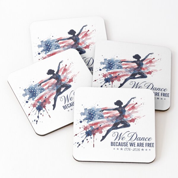 Item preview, We Dance Because We Are Free Ballerina Shirt designed and sold by TeNovaStudio ⭐⭐⭐⭐⭐.