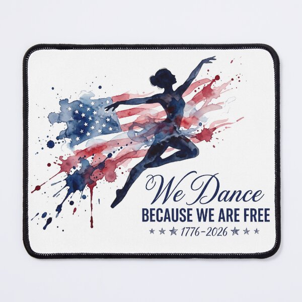 Item preview, We Dance Because We Are Free Ballerina Shirt designed and sold by TeNovaStudio.