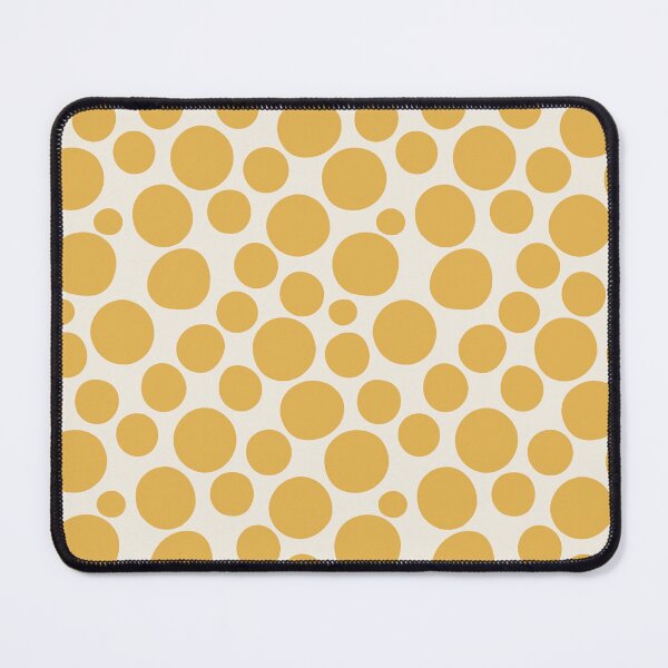 Item preview, Mustard Yellow Polka Dot Seamless Pattern designed and sold by Little Wimbly.